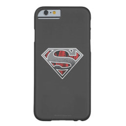 Superman S-Shield | Grey and Red City Logo Barely There iPhone 6 Case