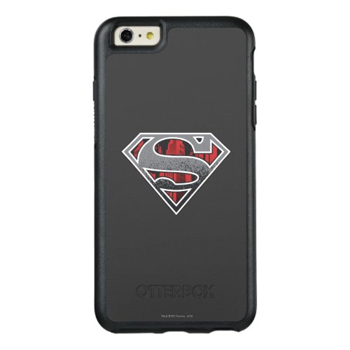 Superman S_Shield  Grey and Red City Logo OtterBox iPhone 66s Plus Case