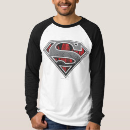 Superman S-Shield | Grey and Red City Logo T-Shirt