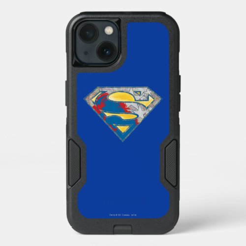 Superman S_Shield  Grey Yellow Red Black Mix Logo iPhone 13 Case