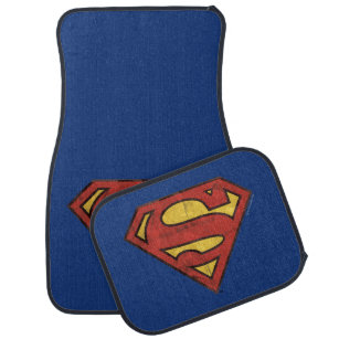 Shield Icon Car Floor Mats Zazzle Superman S Shield Grunge Black Outline Logo Car Floor Mat
