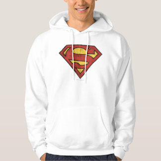 Superman S-Shield | Grunge Logo Hoodie