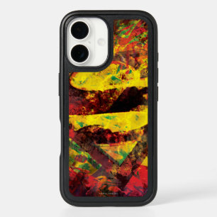 Superman S-Shield   Grunge Logo iPhone 16 Case