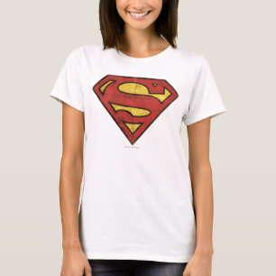 Superman S-Shield Grunge Logo T-Shirt