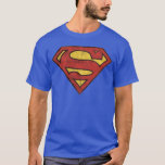 Superman S-Shield | Grunge Logo T-Shirt<br><div class="desc">Comic-Just For Fun</div>