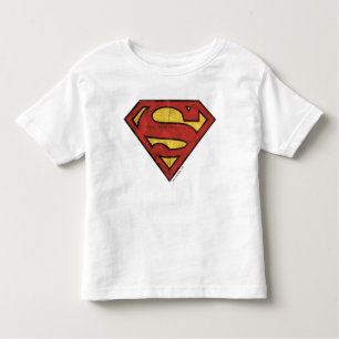 Superman S-Shield Grunge Logo Toddler T-shirt