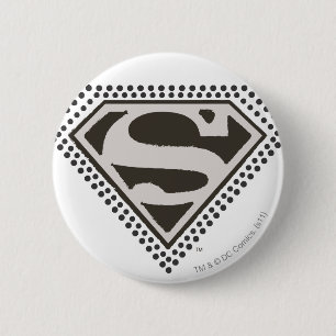 Superman S-Shield   It's Showtime! Logo Pinback Button