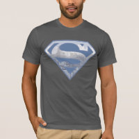Superman S-Shield | Light Blue City Logo T-Shirt