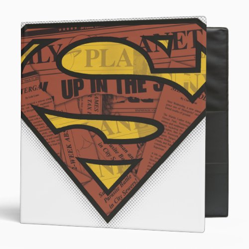 Superman S_Shield  Newspaper Logo Binder