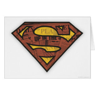 Superman S-Shield   Newspaper Logo Cards