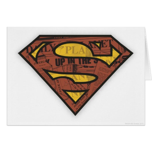 Superman S-Shield | Newspaper Logo Cards (Front Horizontal)