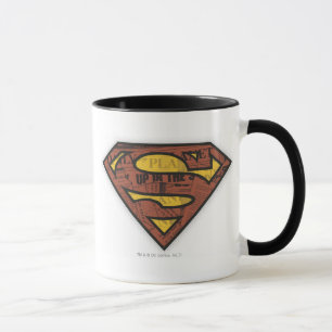 Superman S-Shield Newspaper Logo Mug