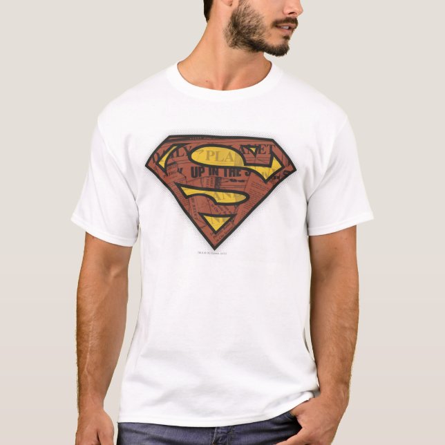 Superman S-Shield | Newspaper Logo T-Shirt (Front)