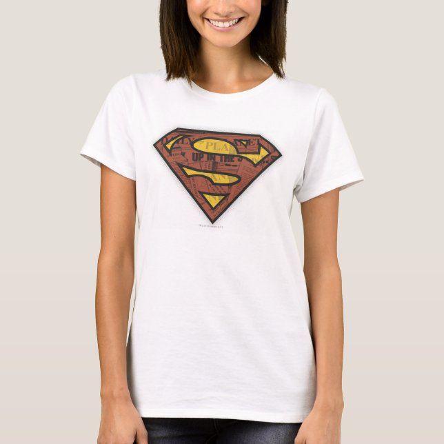 Superman S-Shield | Newspaper Logo T-Shirt (Front)