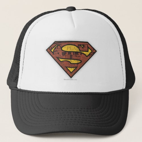 Superman S_Shield  Newspaper Logo Trucker Hat
