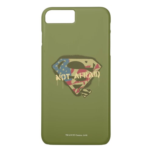 Superman S_Shield  Not Afraid Logo iPhone 8 Plus7 Plus Case