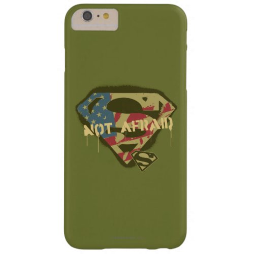 Superman S_Shield  Not Afraid Logo Barely There iPhone 6 Plus Case