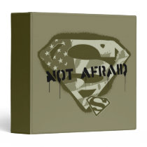 Superman S-Shield | Not Afraid - US Camo Logo Binder
