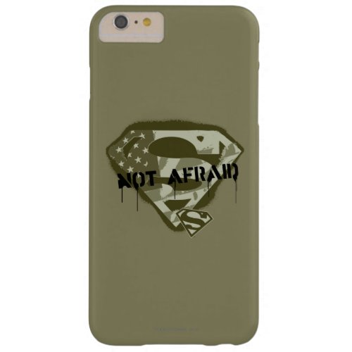 Superman S_Shield  Not Afraid _ US Camo Logo Barely There iPhone 6 Plus Case