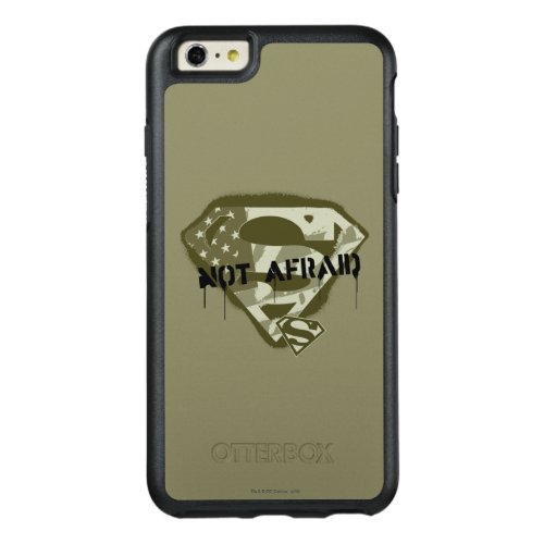 Superman S_Shield  Not Afraid _ US Camo Logo OtterBox iPhone 66s Plus Case