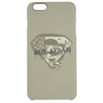 Superman S-Shield | Not Afraid - US Camo Logo Clear iPhone 6 Plus Case