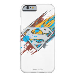 Superman S-Shield | Paint Streaks Logo Barely There iPhone 6 Case