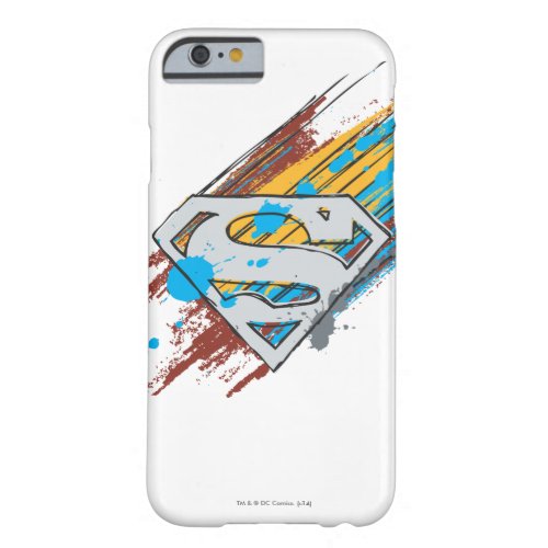 Superman S_Shield  Paint Streaks Logo Barely There iPhone 6 Case