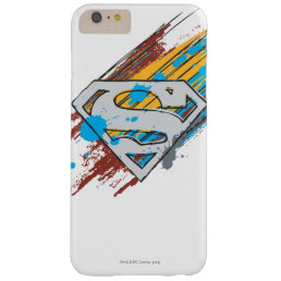 Superman S-Shield | Paint Streaks Logo Barely There iPhone 6 Plus Case