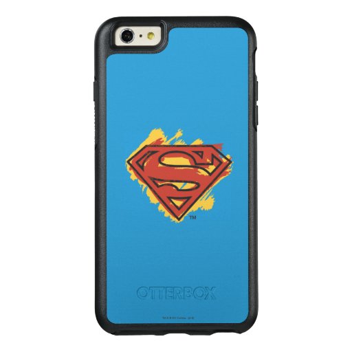 Superman S-Shield | Painted Blue Background Logo OtterBox iPhone 6/6s Plus Case