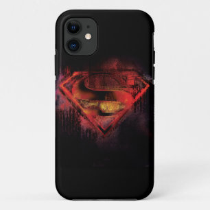 Superman S-Shield   Painted Logo iPhone 11 Case