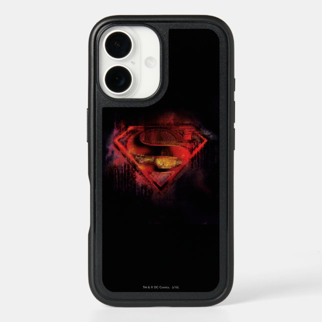 Superman S-Shield | Painted Logo Otterbox iPhone Case (Back)