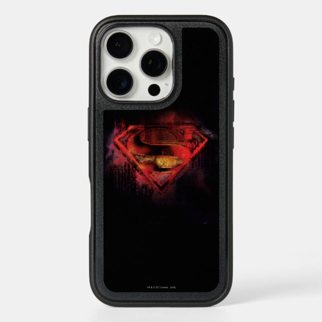Superman S-Shield | Painted Logo Otterbox iPhone Case (Back)