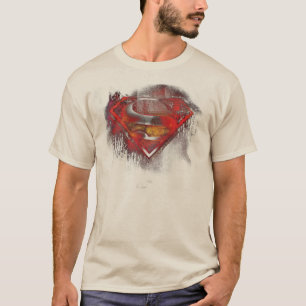 Superman S-Shield   Painted Logo T-Shirt