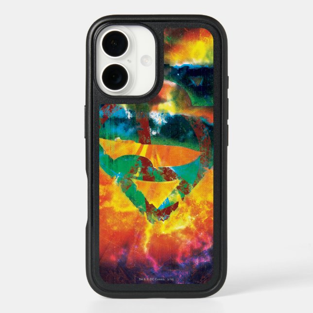 Superman S-Shield | Peace Stamped Logo Otterbox iPhone Case (Back)