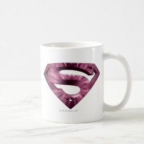Superman S-Shield | Pink Star Burst Logo Coffee Mug