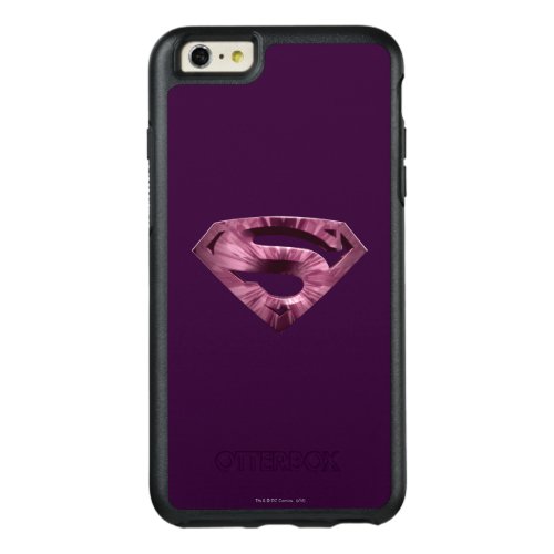 Superman S_Shield  Pink Star Burst Logo OtterBox iPhone 66s Plus Case