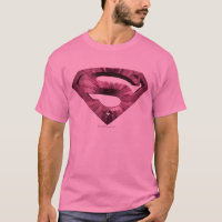 Superman S-Shield | Pink Star Burst Logo T-Shirt