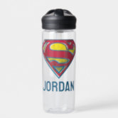 Simple Modern Superman DC Comics Water Bottle with Straw Lid Insulated Stainless Steel Thermos | Leak Proof Flask | Summit | 32oz Superman