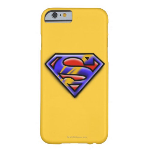 Superman S_Shield  Purple Airbrush Logo Barely There iPhone 6 Case