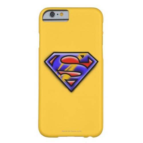 Superman S_Shield  Purple Airbrush Logo Barely There iPhone 6 Case