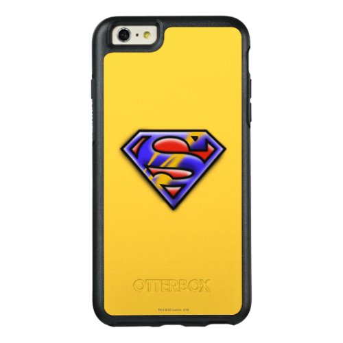 Superman S_Shield  Purple Airbrush Logo OtterBox iPhone 66s Plus Case