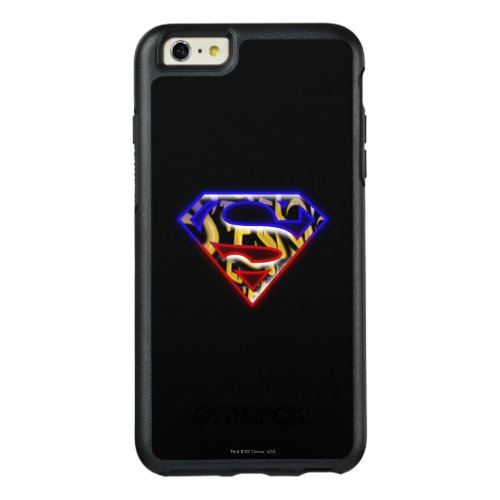 Superman S_Shield  Purple_Red Graffiti Logo OtterBox iPhone 66s Plus Case