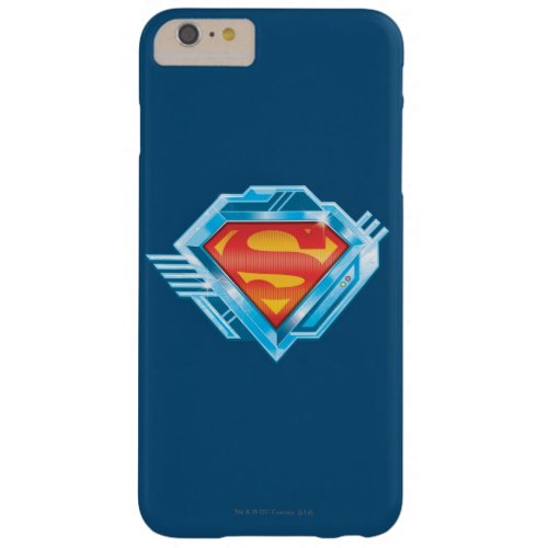 Superman S_Shield  Red and Blue Metal Logo Barely There iPhone 6 Plus Case