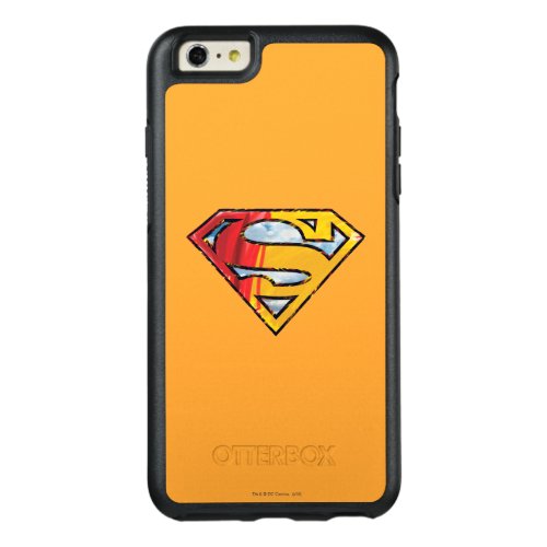 Superman S_Shield  Red and Orange Logo OtterBox iPhone 66s Plus Case