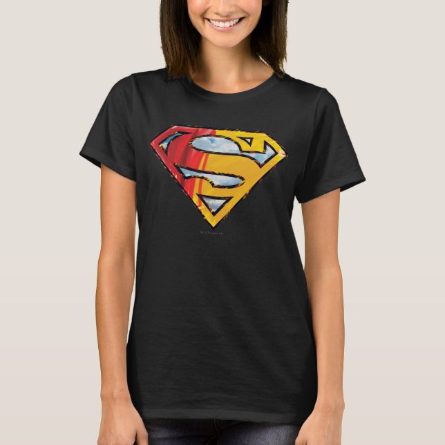 Superman S-Shield | Red and Orange Logo T-Shirt (Front)