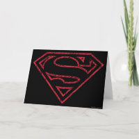 Superman S-Shield | Red Outline Logo Card
