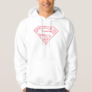 Superman S-Shield | Red Outline Logo Hoodie