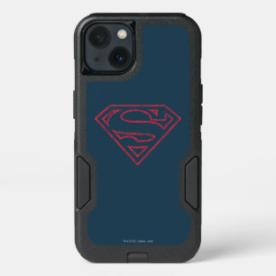 Superman S-Shield   Red Outline Logo iPhone 13 Case