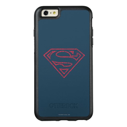 Superman S-Shield | Red Outline Logo OtterBox iPhone 6/6s Plus Case