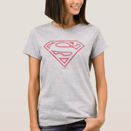 Superman S-Shield | Red Outline Logo T-Shirt